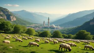 رعي الغنم في مكة