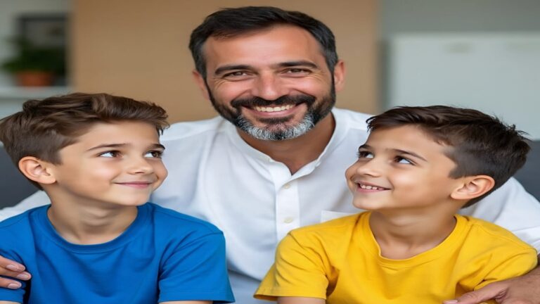 علاقة الأب بأبنائه