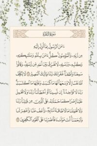 خواتيم سورة البقرة.. عقيدة وحفظ وكفاية