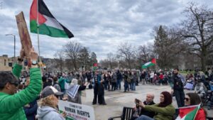 مظاهرات في كندا إحياء لذكرى يوم الأرض والتنديد بإغلاق الأقصى