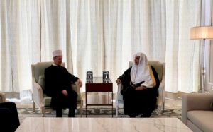 مفتي ألبانيا يجتمع بأمين عام رابطة العالم الإسلامي في فاس