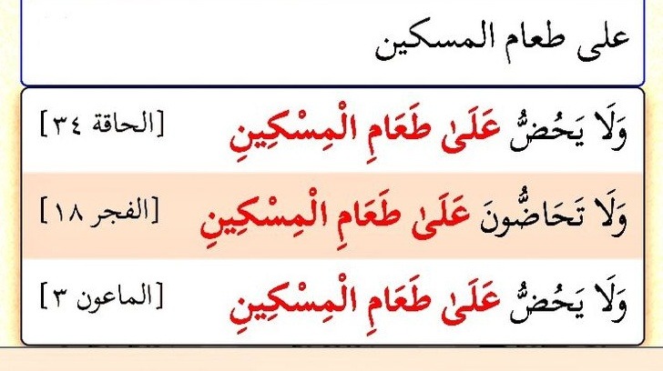 الحض على الإطعام.. منظومة قرآنية فريدة
