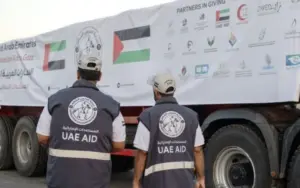 خمس قوافل إماراتية
