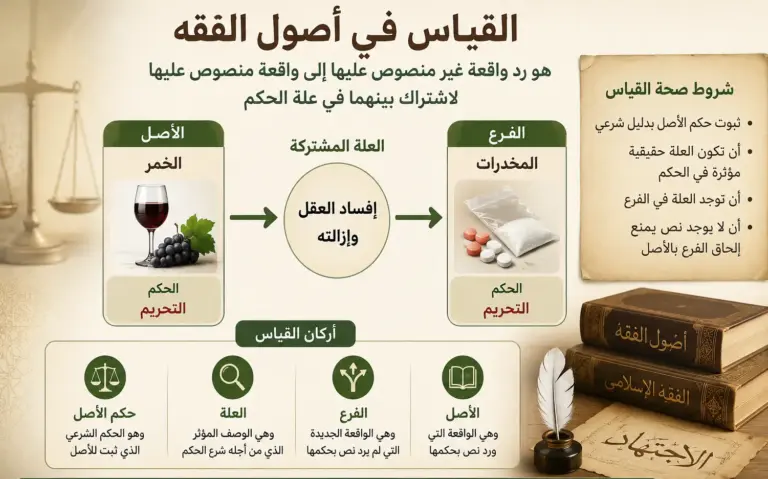 القياس في أصول الفقه..