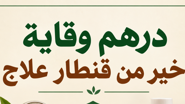 «درهم وقاية خير من قنطار علاج»..